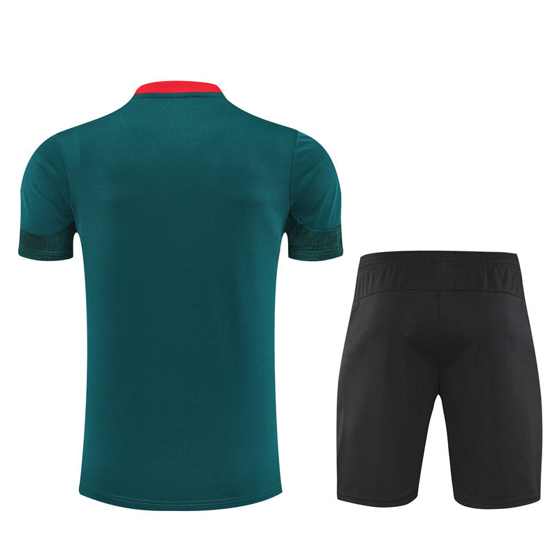 Kit Shirt + Shorts Milan Green/Black 25/26