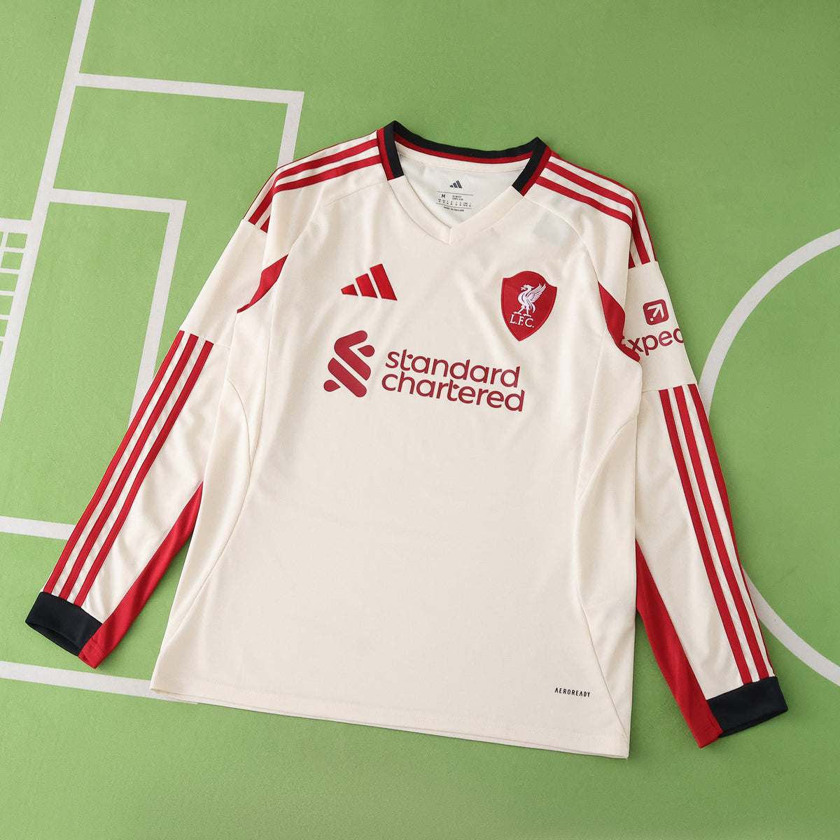 Maillot extérieur de Liverpool, manches longues, saison 25/26