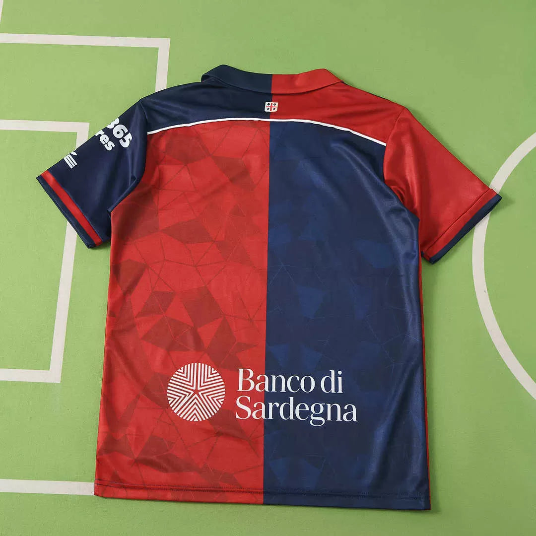 Maglia Cagliari Home 26/27 Uomo Rosso e Blu Navy | Maglia da Calcio