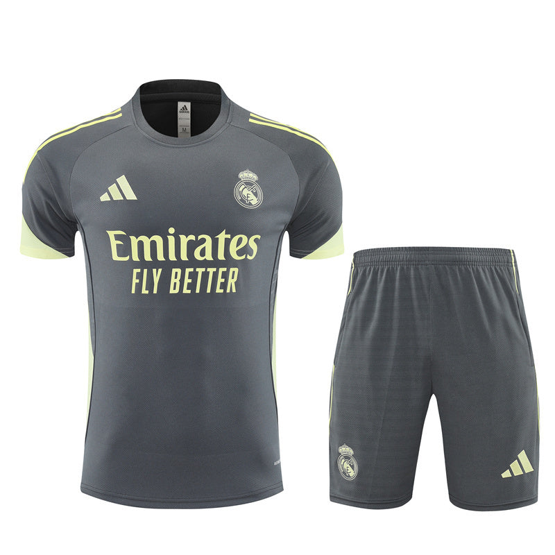 Kit Shirt + Shorts Real Madrid Gray Training 25/26