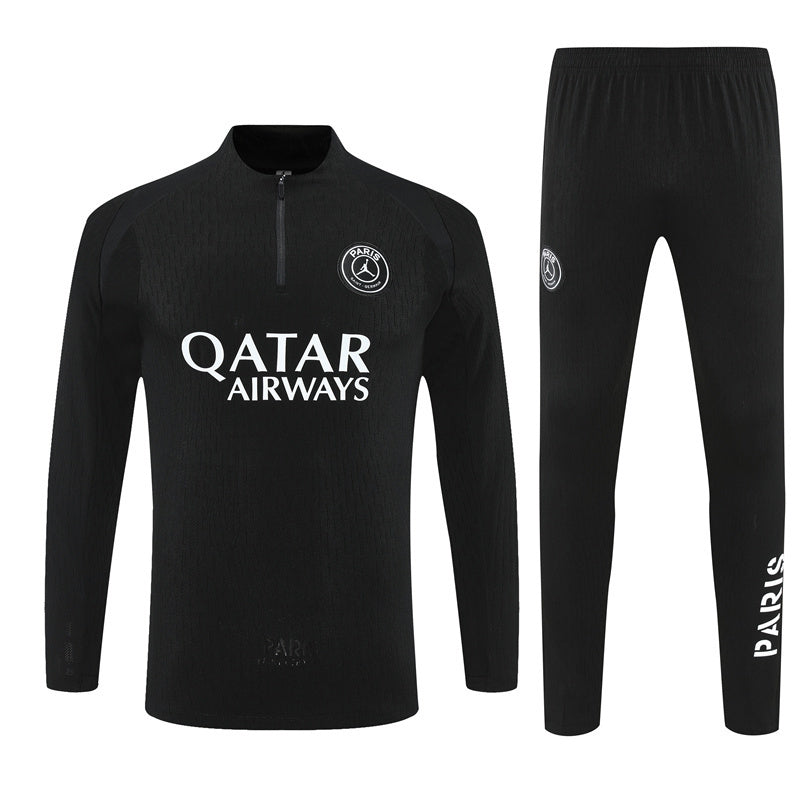 Paris Black Tracksuit Half-Zip 25/26