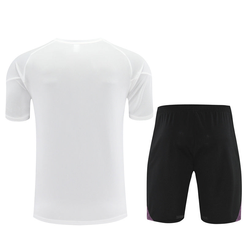 Kit Shirt + Shorts Manchester United Training White/Black 25/26