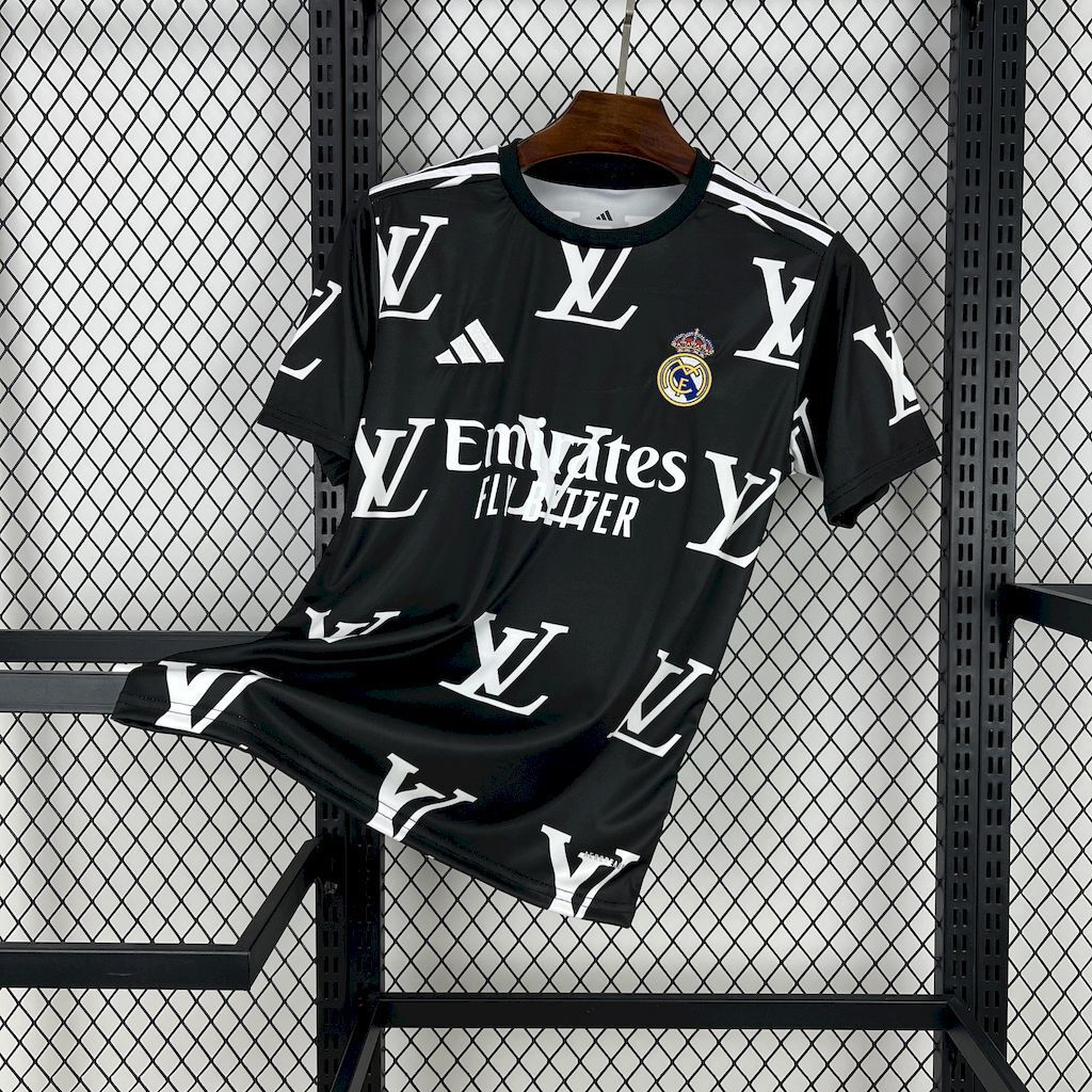 Real Madrid x Louis Vuitton Black Jersey 25/26