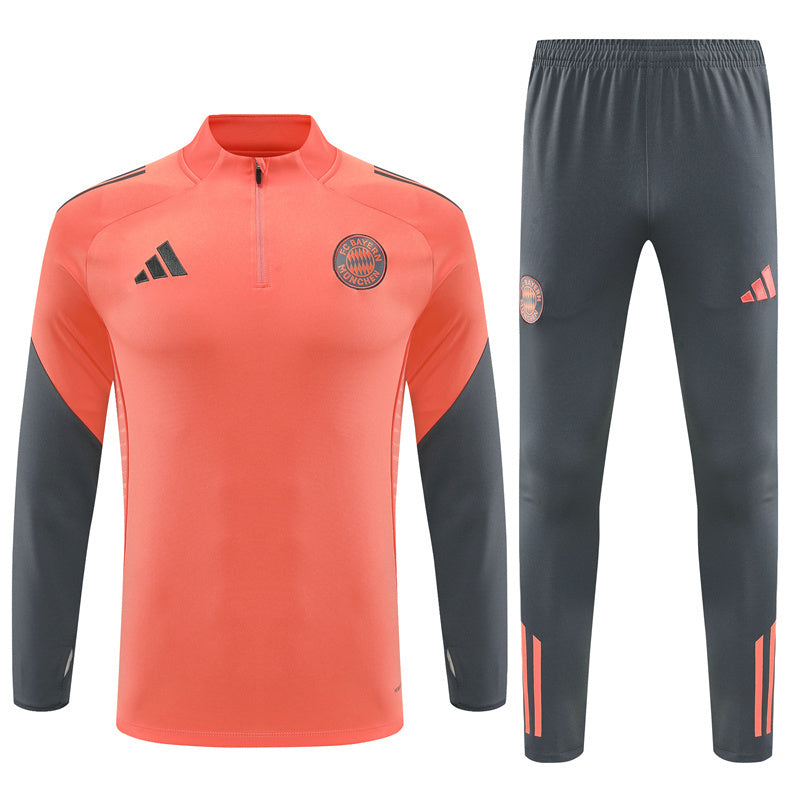 Tracksuit Bayern Munich Red/Gray Training 25/26