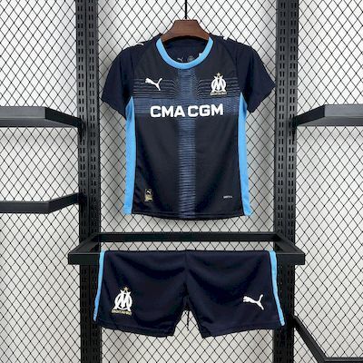Olympique Marseille Away 25/26 Kit Kids
