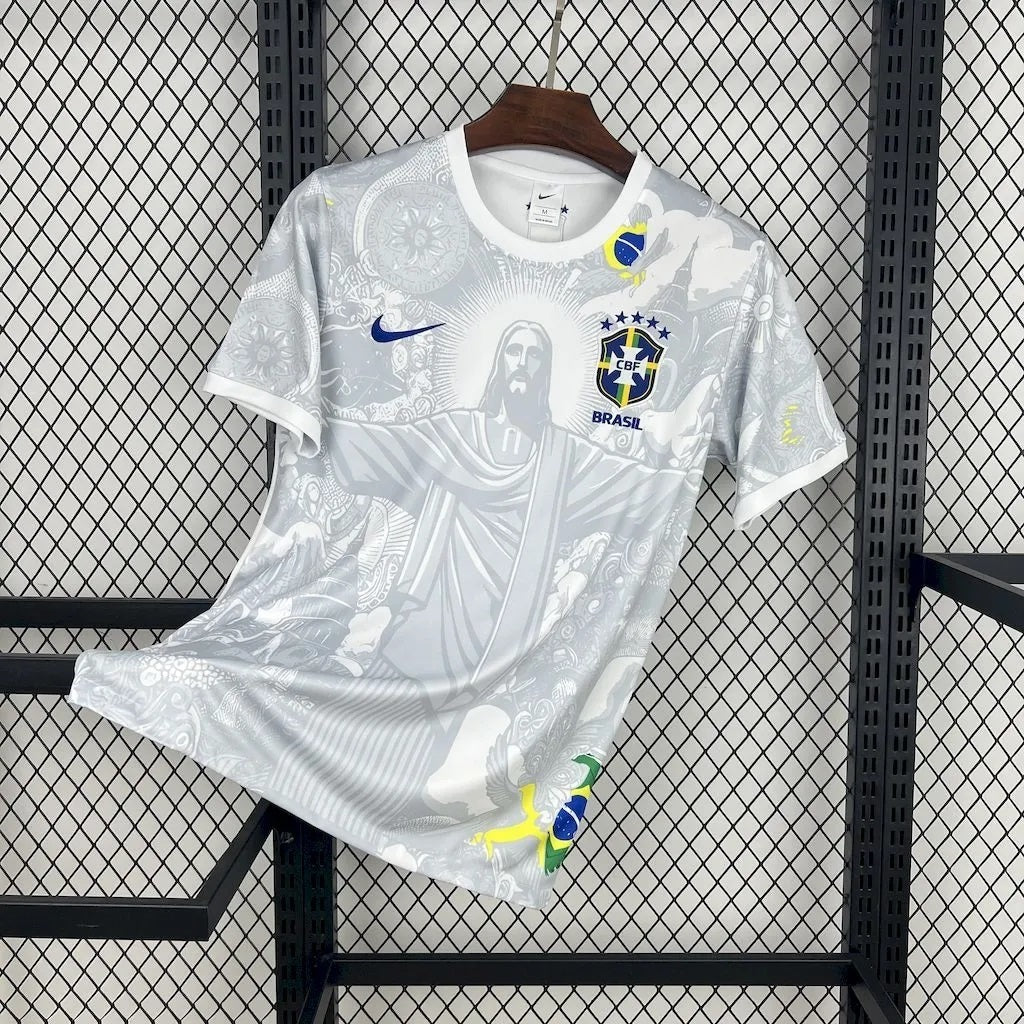Brazil Christ the Redeemer Special Edition White Jersey 2025