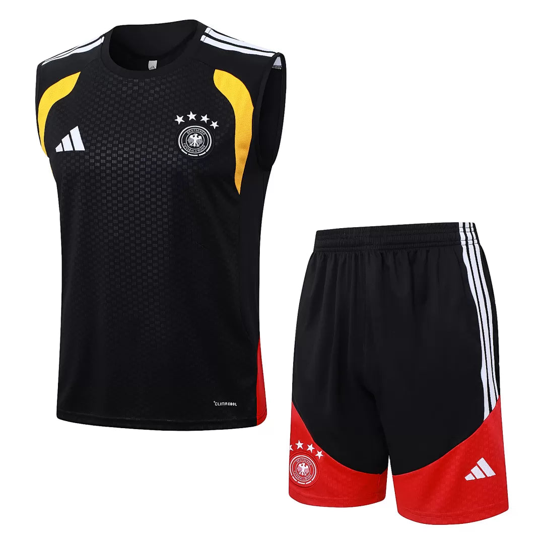 Completino Canottiera Germania 26/27 Uomo Nero | Kit Allenamento