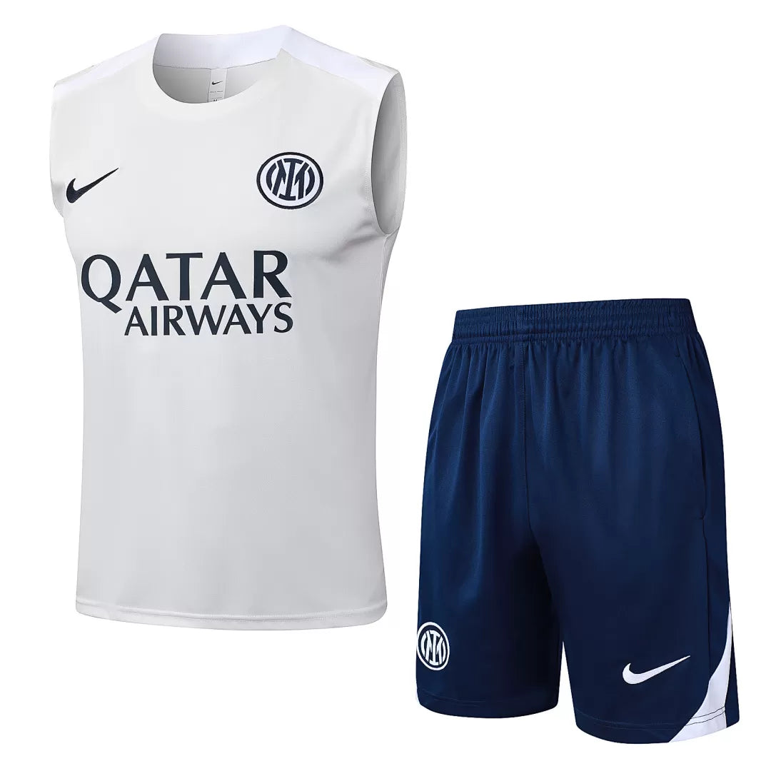 Completino Canottiera Inter Milan 25/26 Uomo | Kit Allenamento