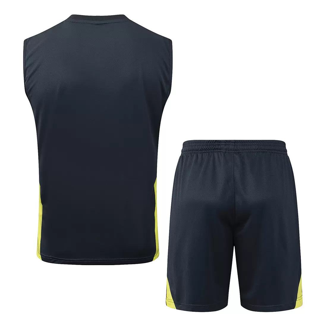Completino Canottiera Real Madrid 25/26 Uomo Blu Notte | Kit Allenamento
