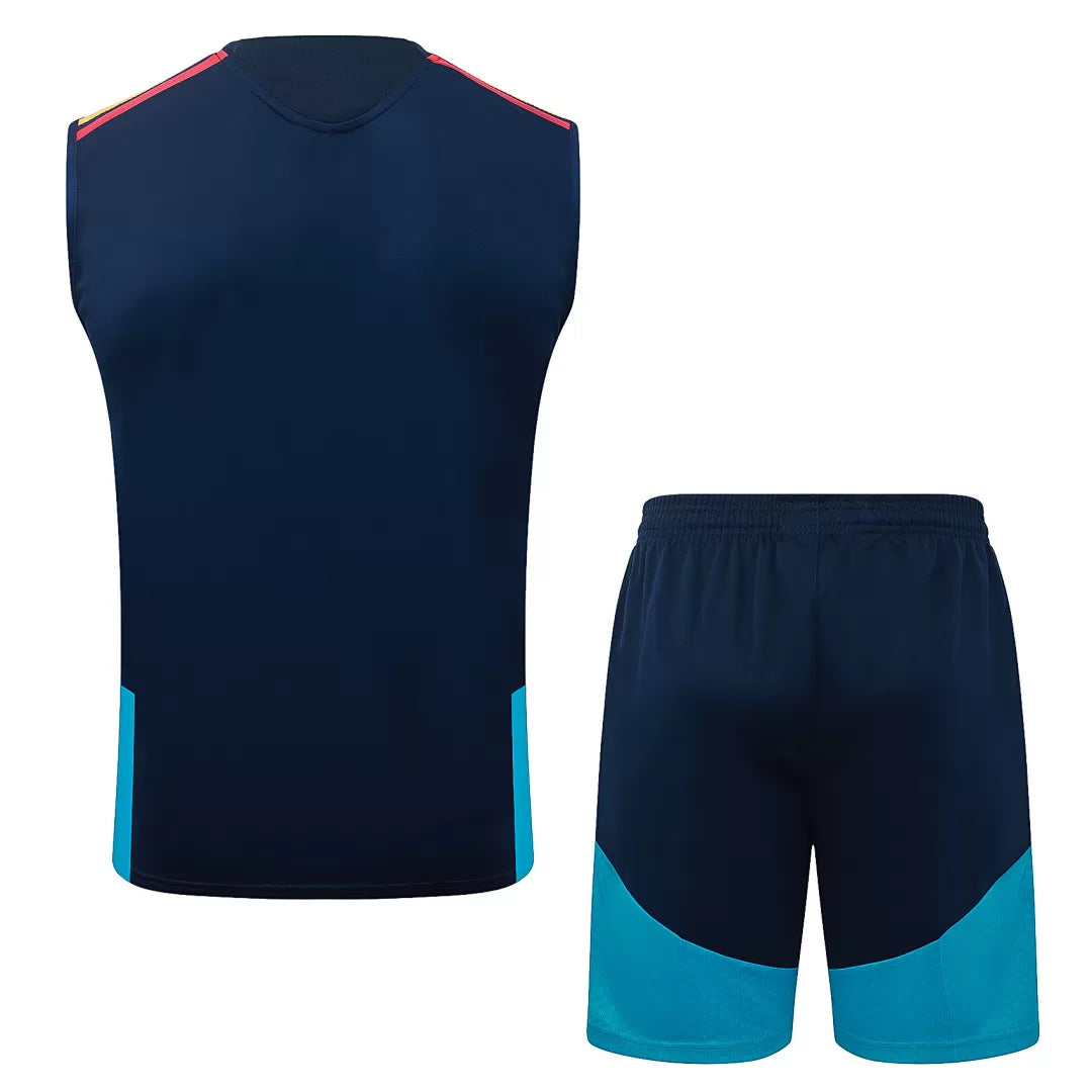 Completino Canottiera Spagna 26/27 Uomo Blu Navy | Kit Allenamento