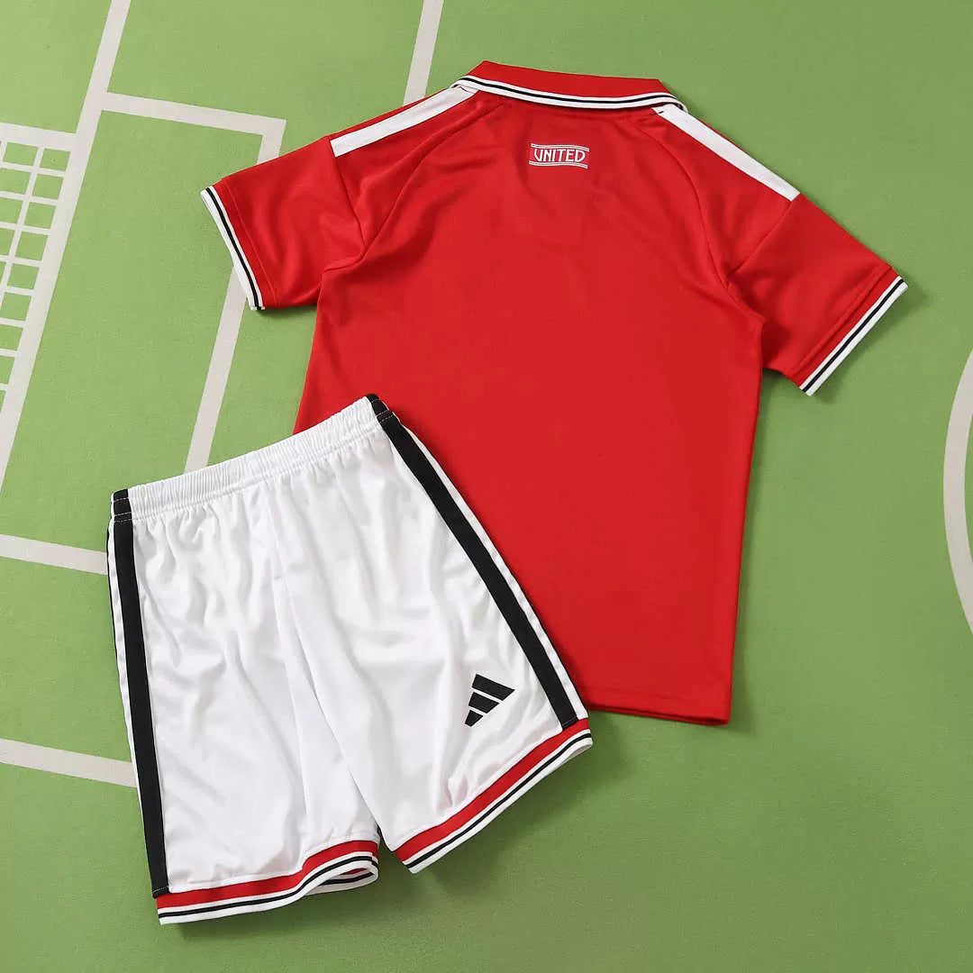 Kit Bambino Manchester United Home 26/27 | Kit da Calcio