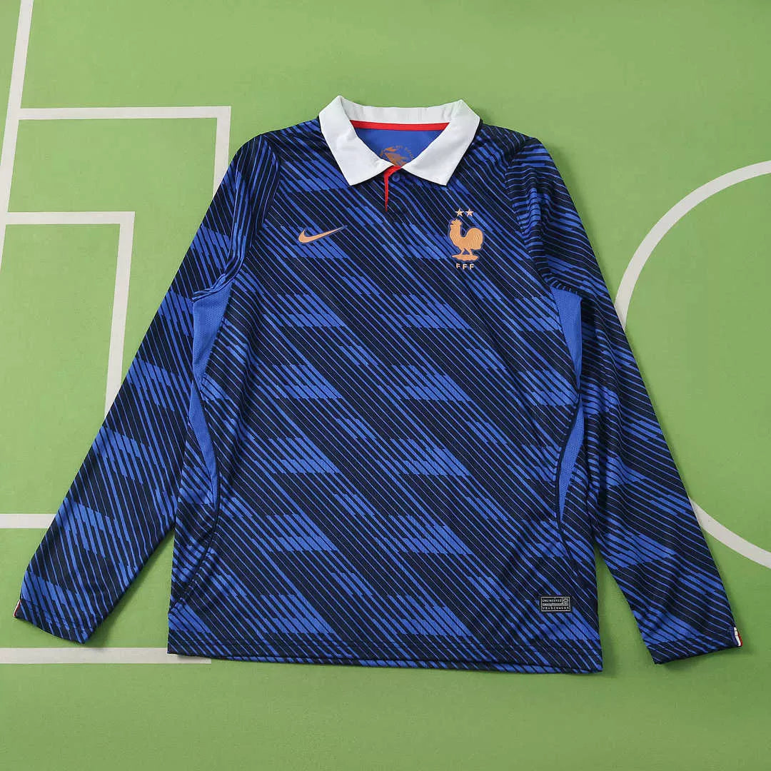 Maglia Francia Home 2026 Manica Lunga Uomo | Maglia da Calcio