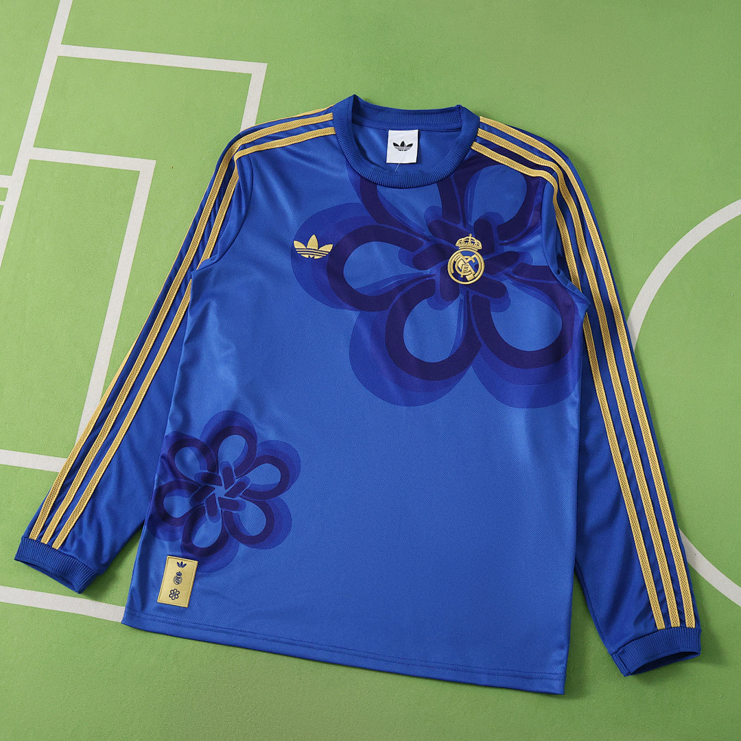 Maglia Real Madrid Pre-Match CNY 25/26 Uomo Manica Lunga | Maglia da Calcio