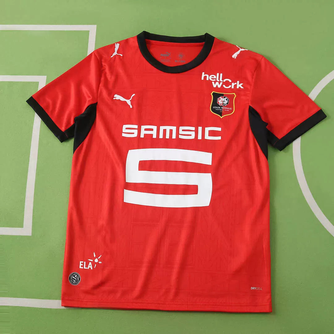 Maglia Rennes Home 26/27 Uomo Rossa | Maglia da Calcio