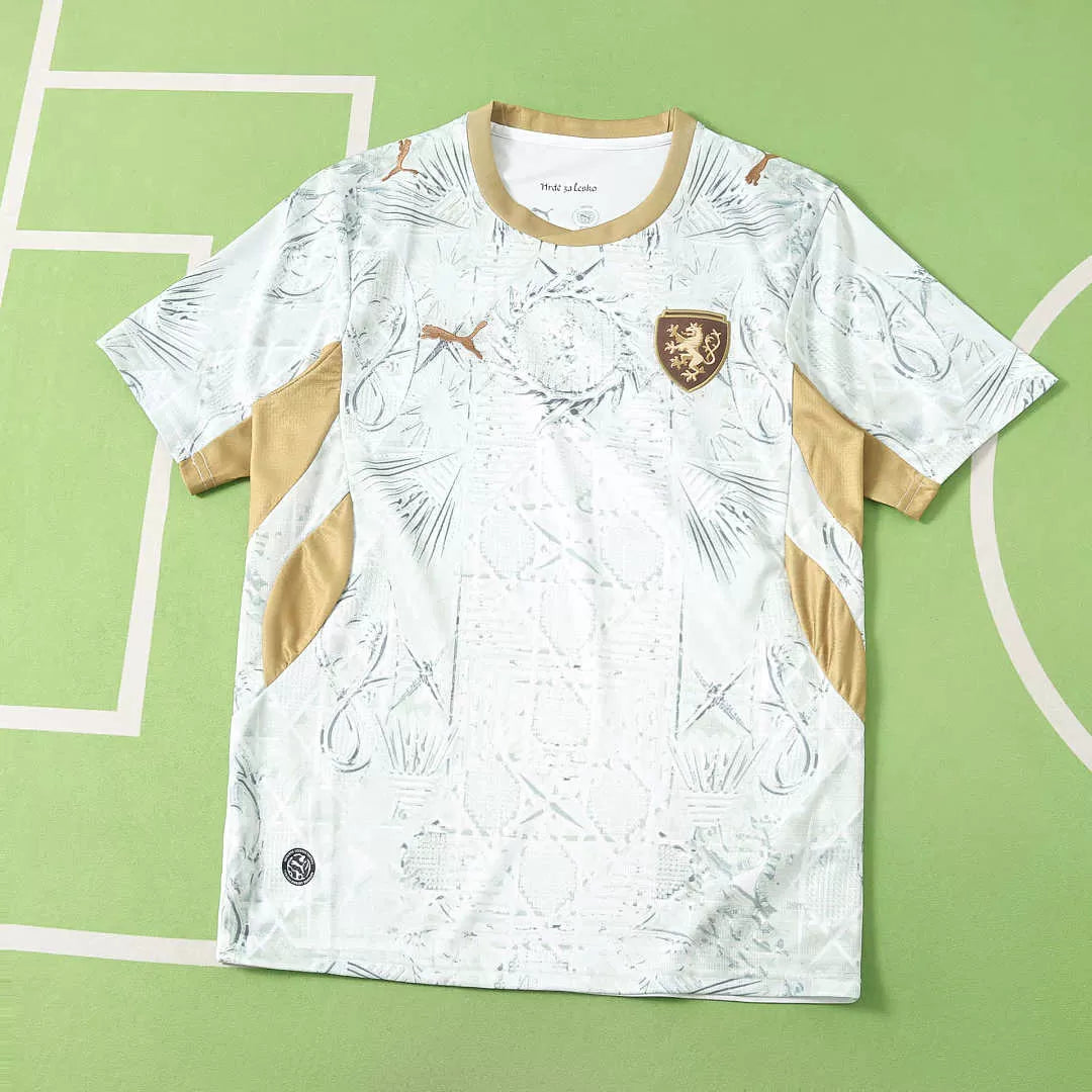 Maglia Repubblica Ceca Away 2026 Uomo Bianca | Maglia da Calcio