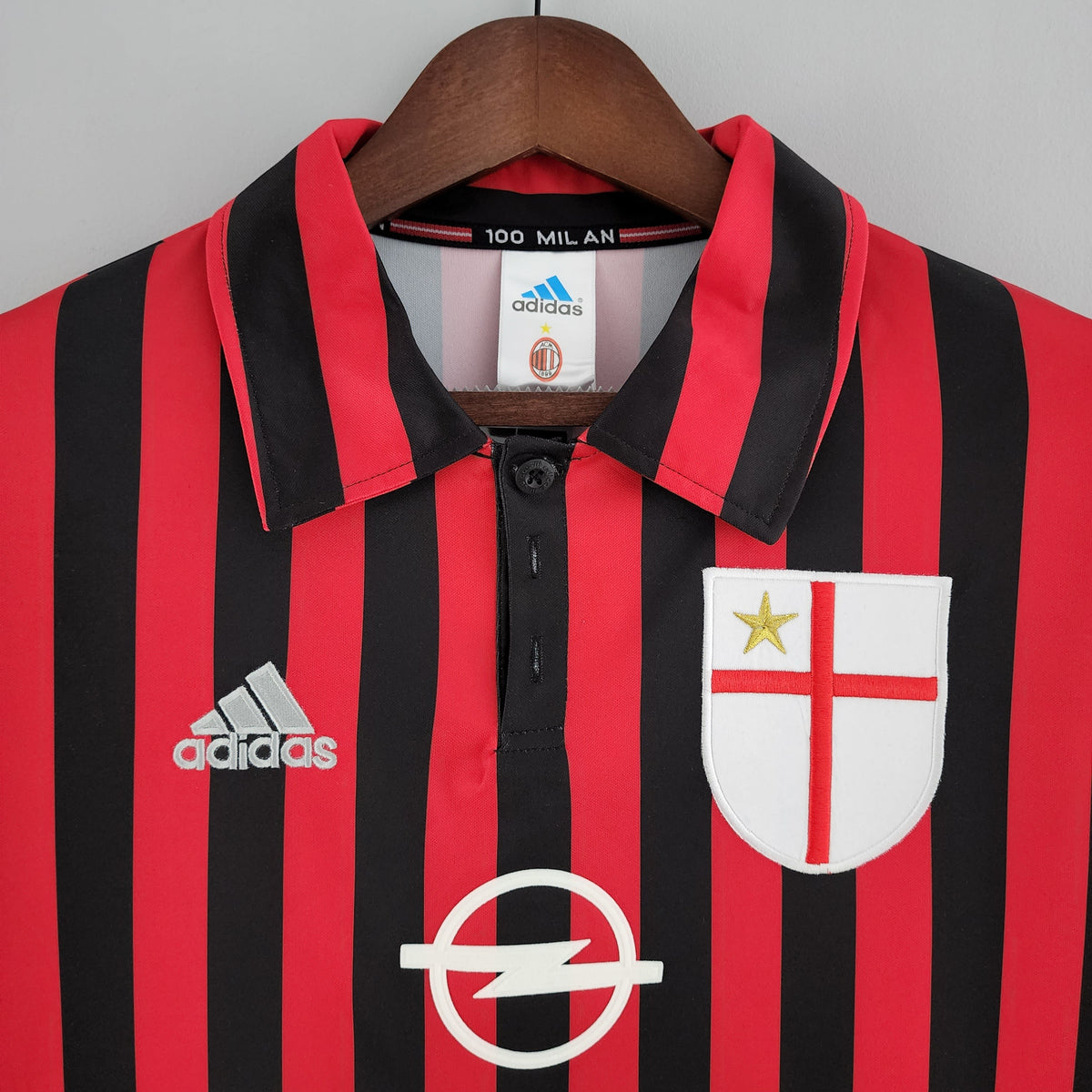 Maillot domicile du Milan AC 99/00 rétro manches longues