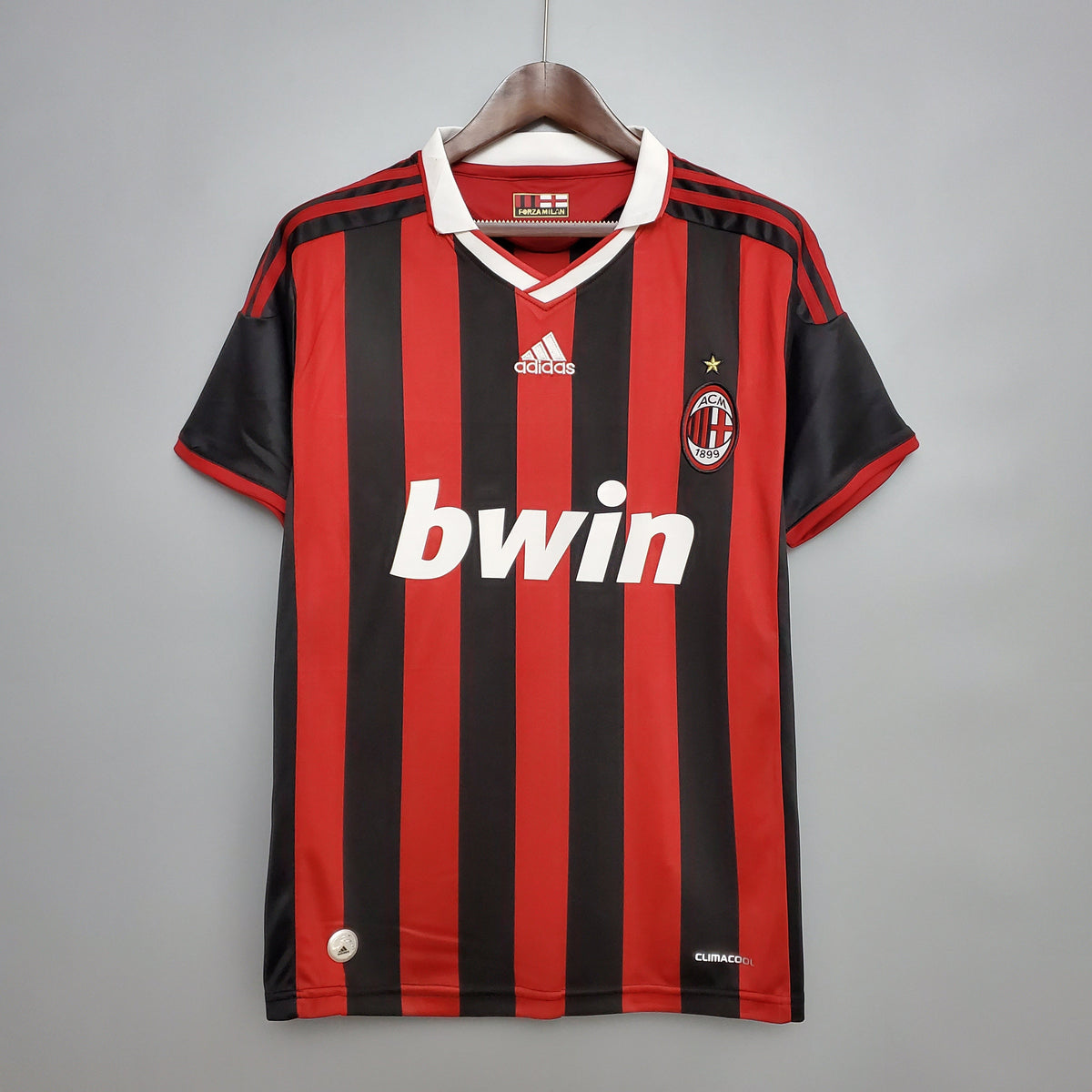 Maillot domicile rétro du Milan AC 09/10