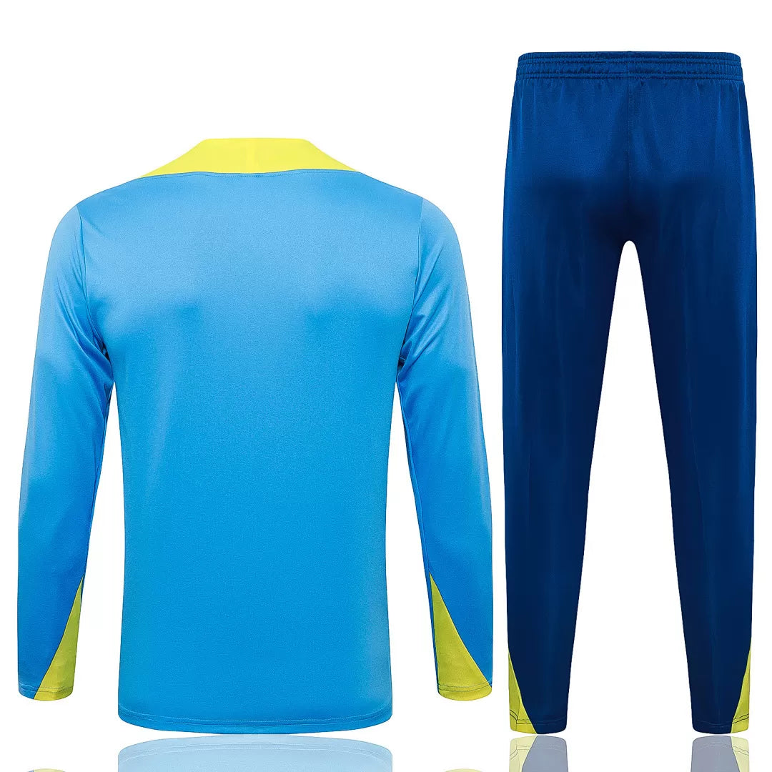 Tuta Barcelona Blu Half-Zip 25/26 Uomo | Tuta da Calcio