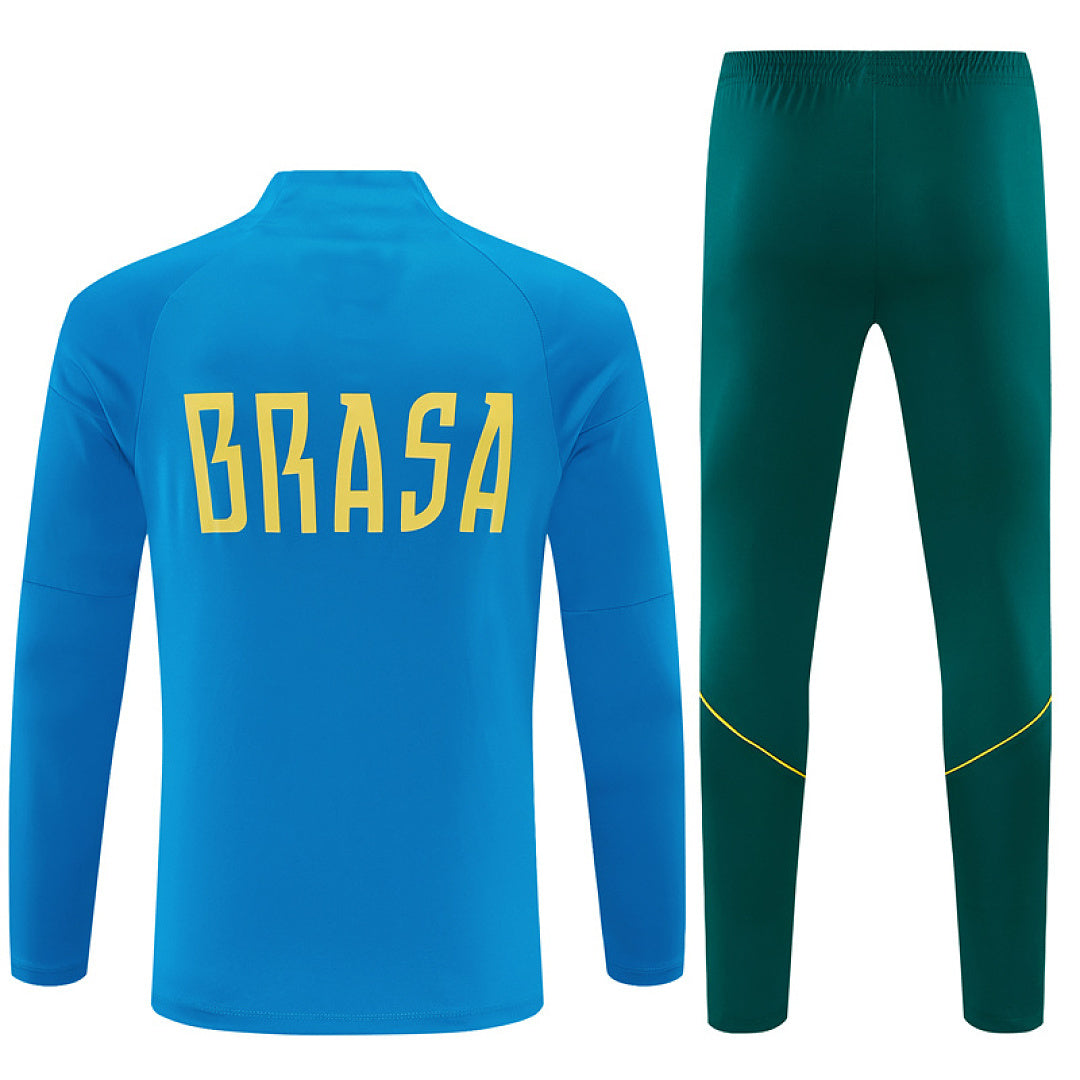 Tuta Brasile Blu/Verde Scuro 2026 Uomo | Tuta da Calcio