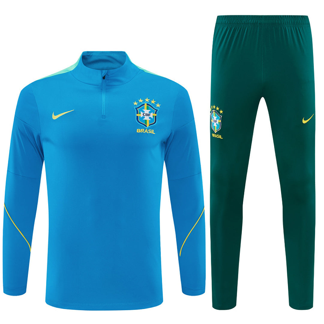 Tuta Brasile Blu/Verde Scuro 2026 Uomo | Tuta da Calcio