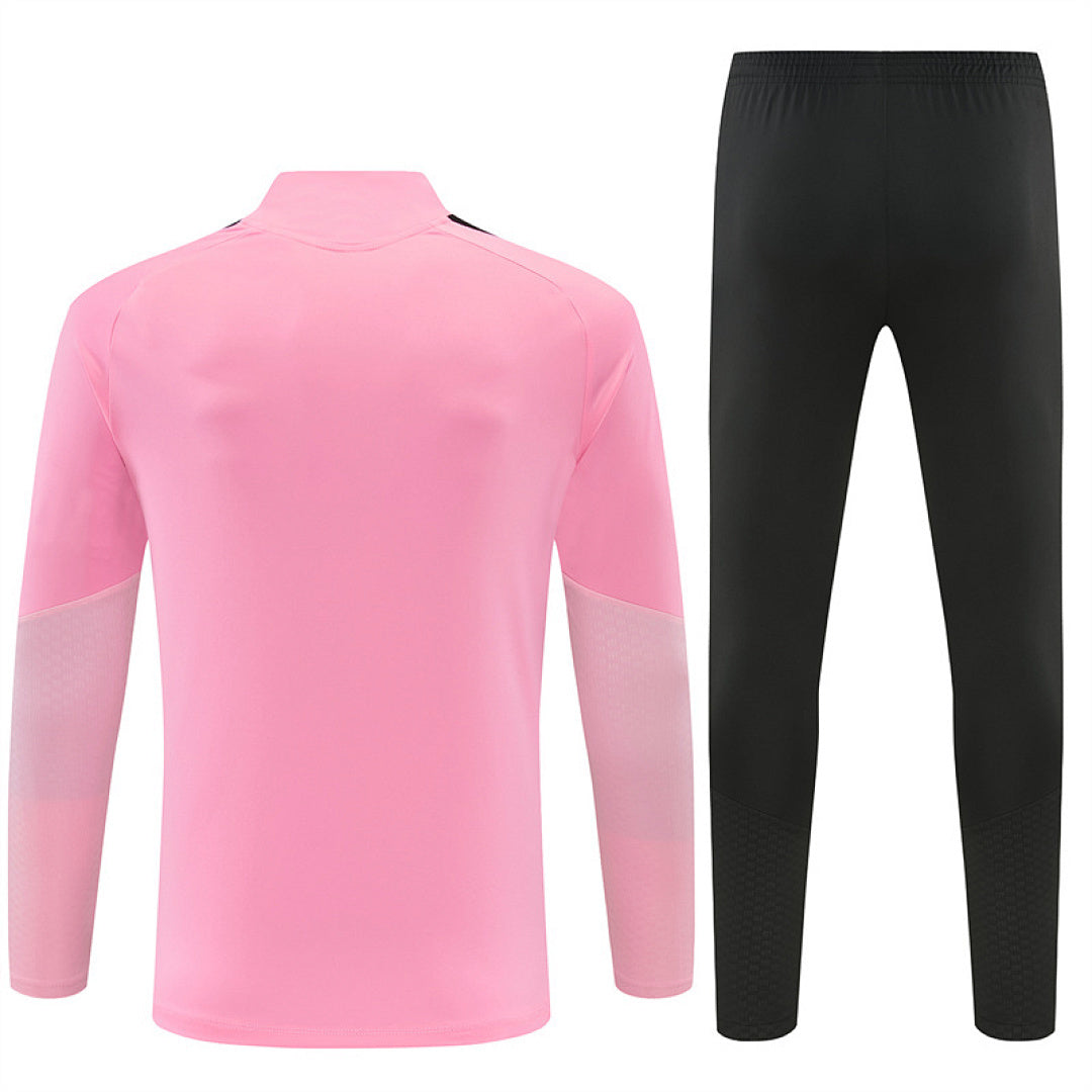 Tuta Inter Miami Rosa/Nero Half-Zip 26/27 Uomo | Tuta da Calcio