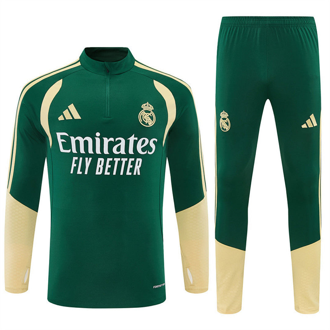 Tuta Real Madrid Verde 26/27 Uomo | Tuta da Calcio