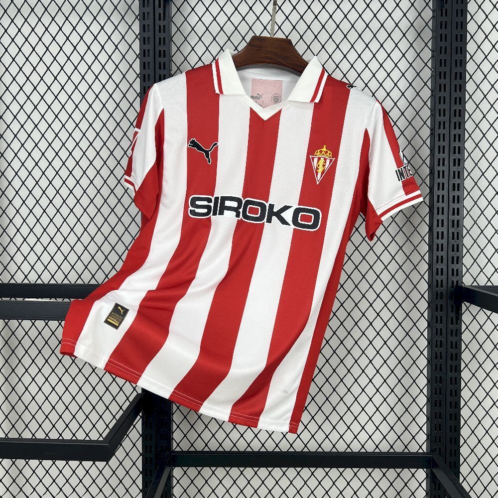 Sporting de Gijón Home Jersey 25/26