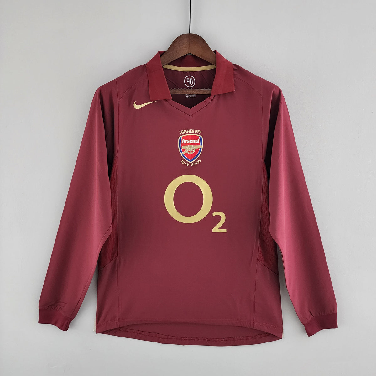 Maillot domicile Arsenal 05/06 rétro manches longues