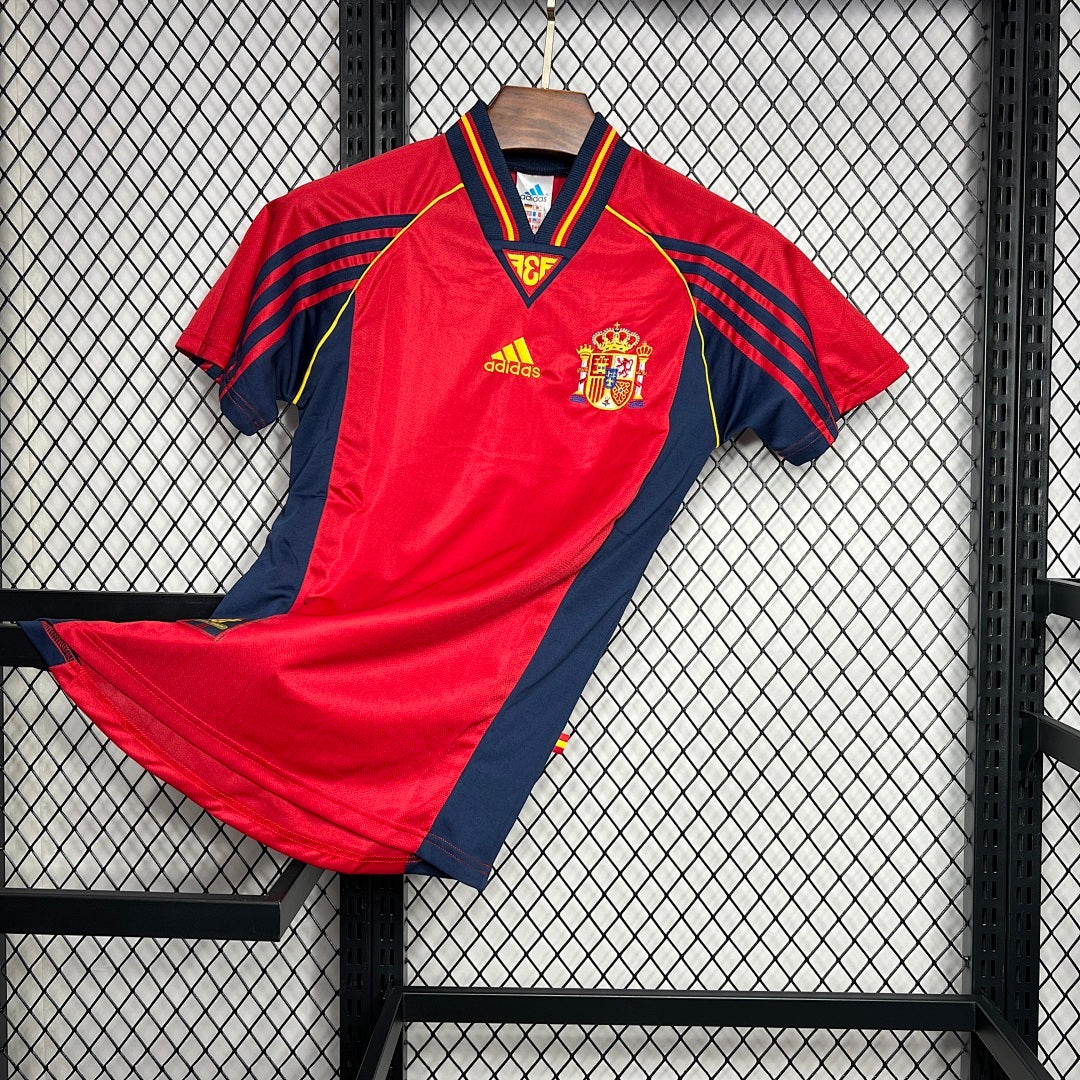 Spain Home Jersey 1998 Retro