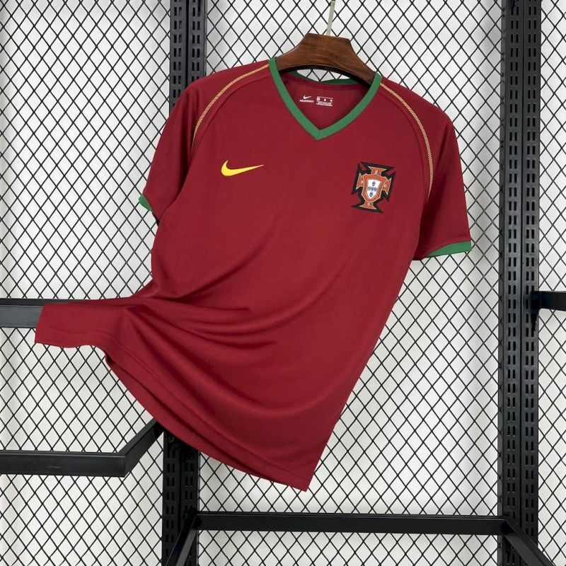 Portugal Home Jersey 2006 Retro