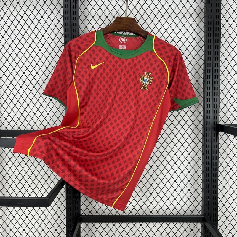 Portugal Home Jersey 2004 Retro