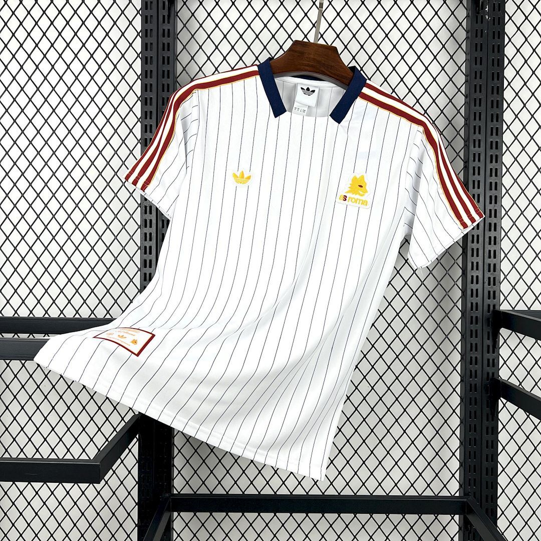 Roma x Adidas Originals SL White Jersey 25/26