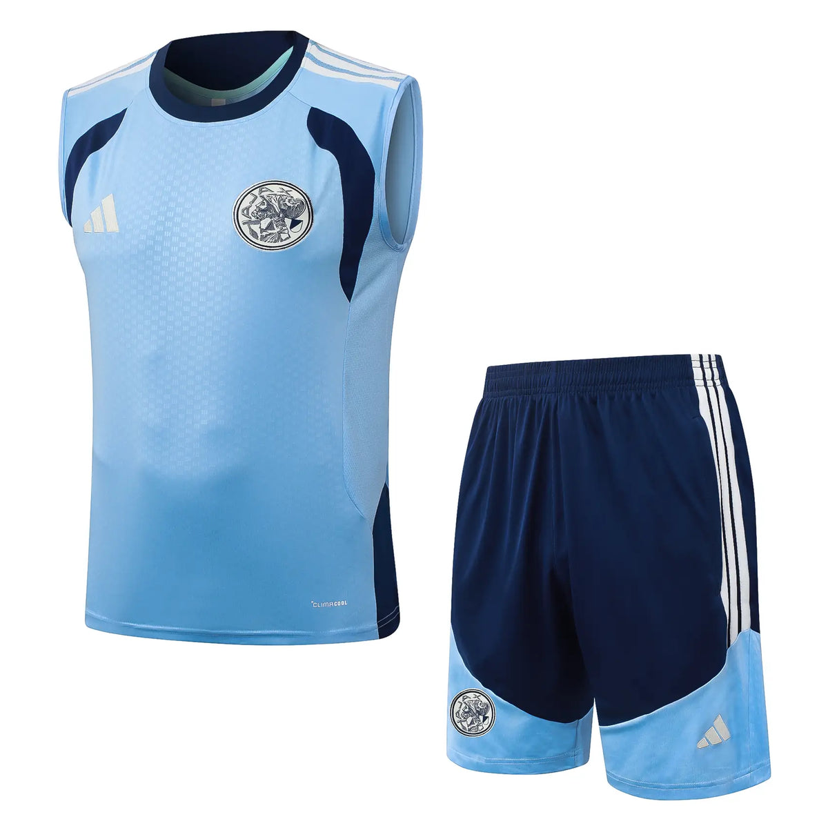 Completino Canottiera Ajax 26/27 Uomo Azzurro | Kit Allenamento