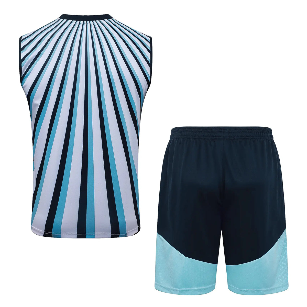 Completino Canottiera Argentina 26/27 Uomo Bianco Azzurro Blu Navy | Kit Allenamento