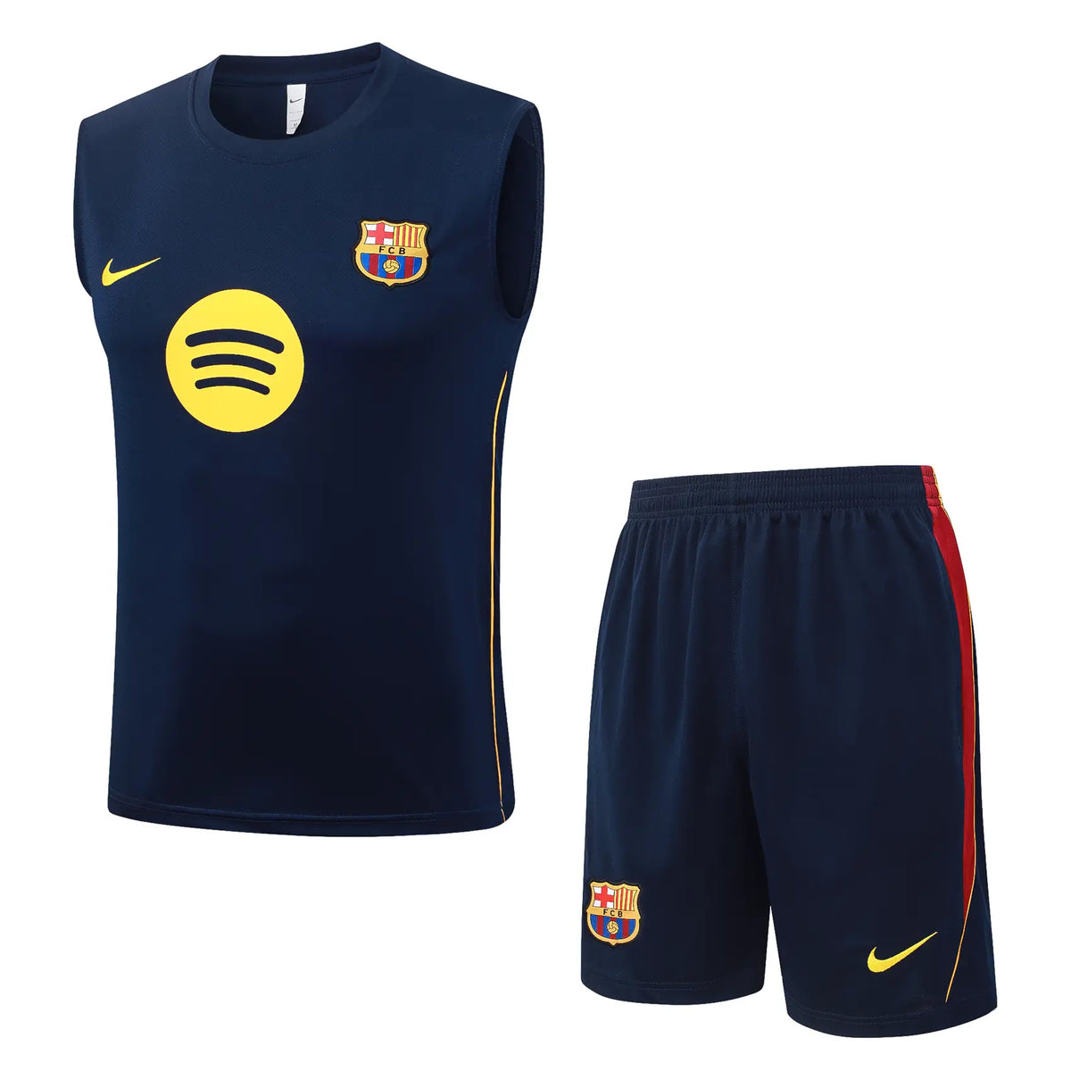 Completino Canottiera Barcelona 26/27 Uomo Blu Navy | Kit Allenamento