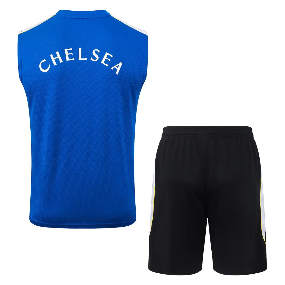 Completino Canottiera Chelsea 26/27 Uomo Blu Elettrico e Nero | Kit Allenamento