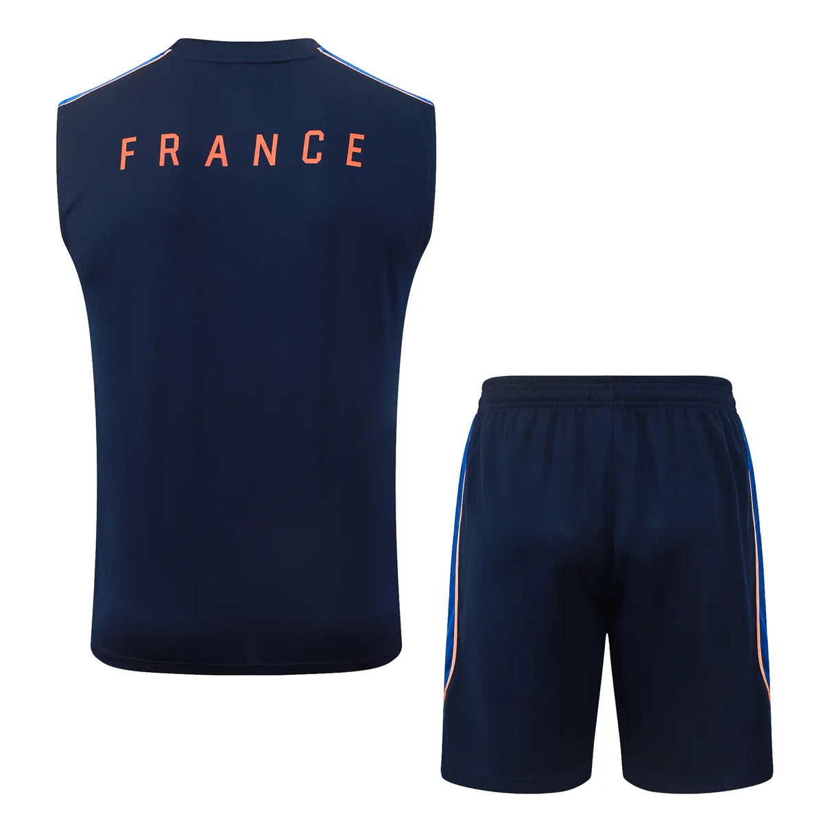 Completino Canottiera Francia 26/27 Uomo Blu Navy | Kit Allenamento