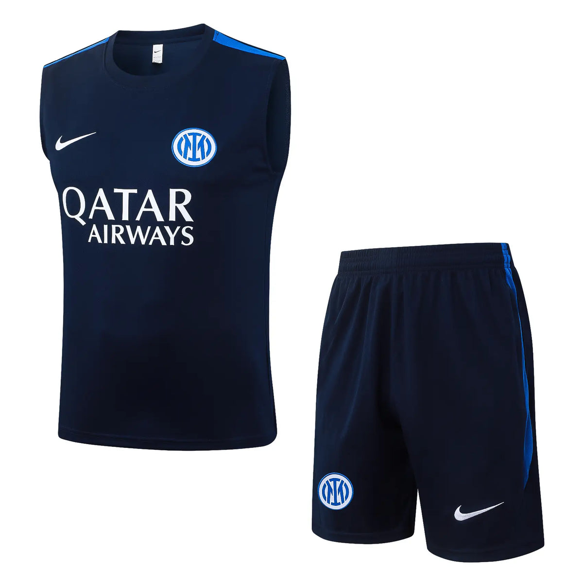 Completino Canottiera Inter Milan 26/27 Uomo Blu Navy | Kit Allenamento