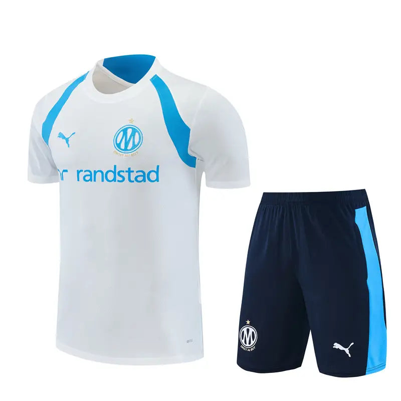 Completino Manica Corta Marseille 26/27 Uomo Bianco | Kit Allenamento