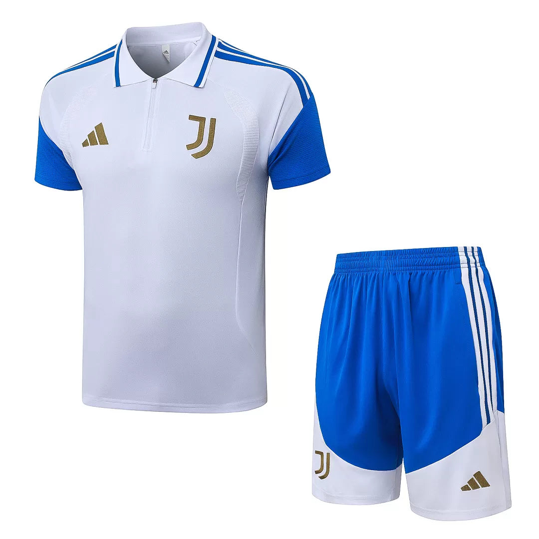 Completino Polo 26/27 Uomo Bianco e Blu | Kit Allenamento