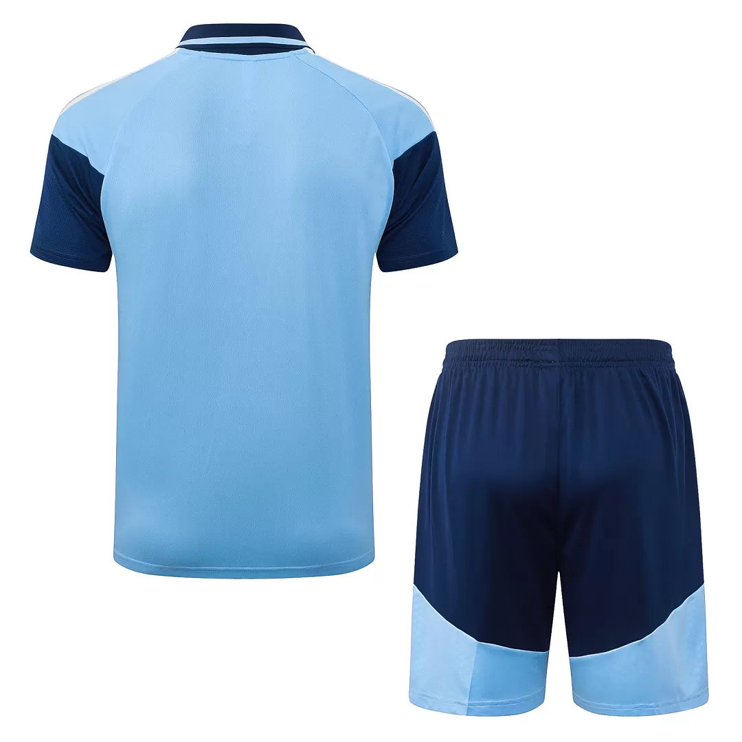 Completino Polo Ajax 26/27 Uomo Azzurro | Kit Allenamento