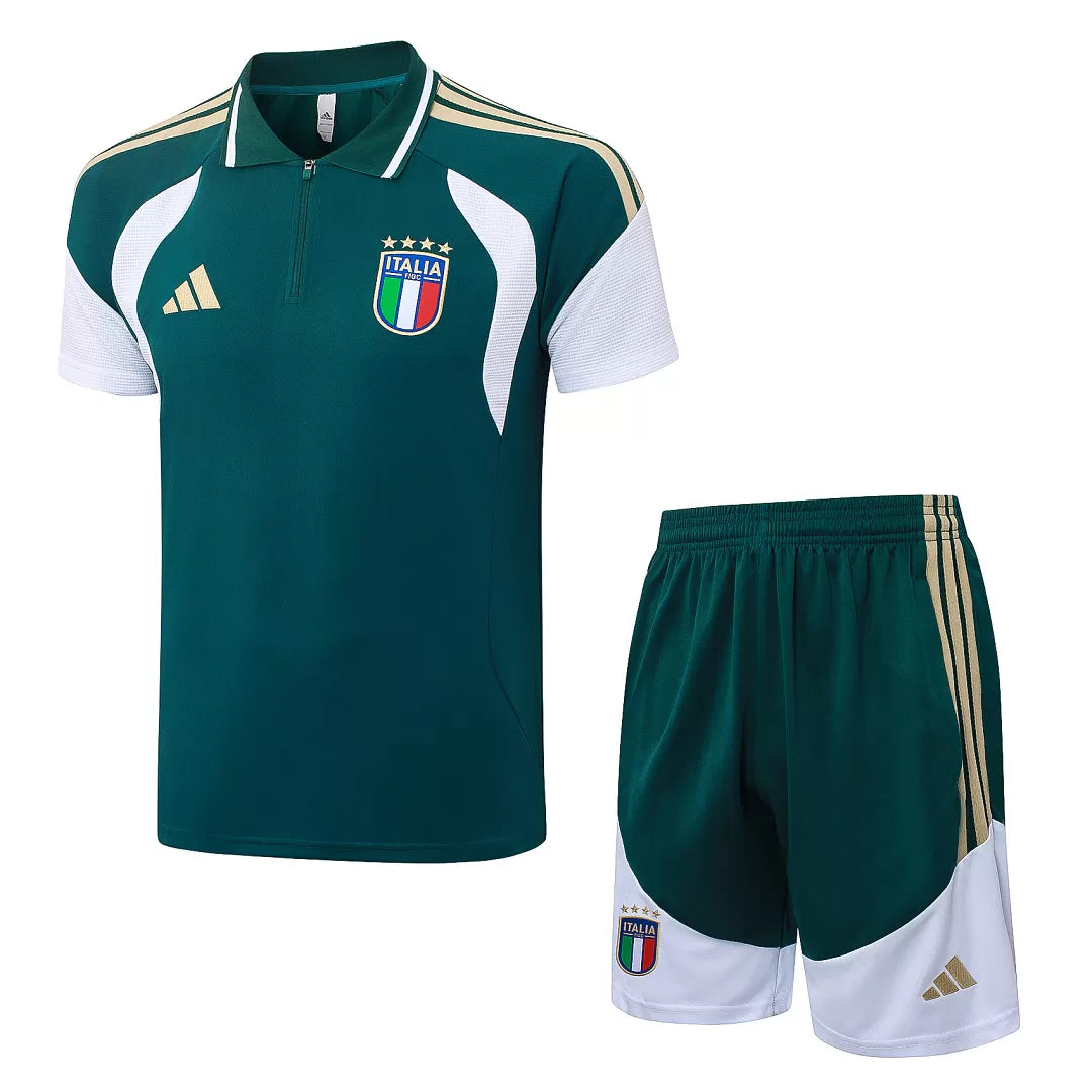 Completino Polo Italia 26/27 Uomo Verde | Kit Allenamento