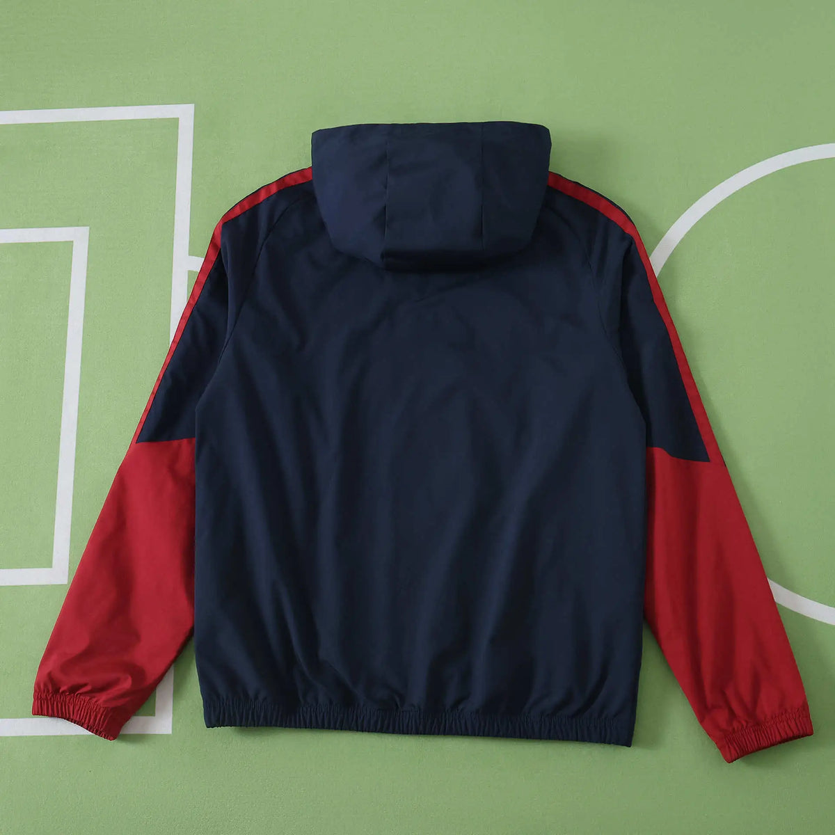 Giacca a Vento Arsenal 26/27 Uomo Blu Navy e Rosso | Giacca a Vento da Calcio