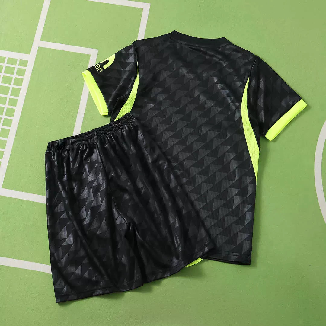 Kit Atlético De Madrid Away 26/27 Bambino Nero | Kit da Calcio