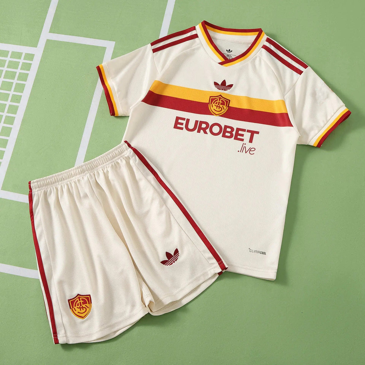 Kit Bambino Roma Away 26/27 Bianco | Kit da Calcio