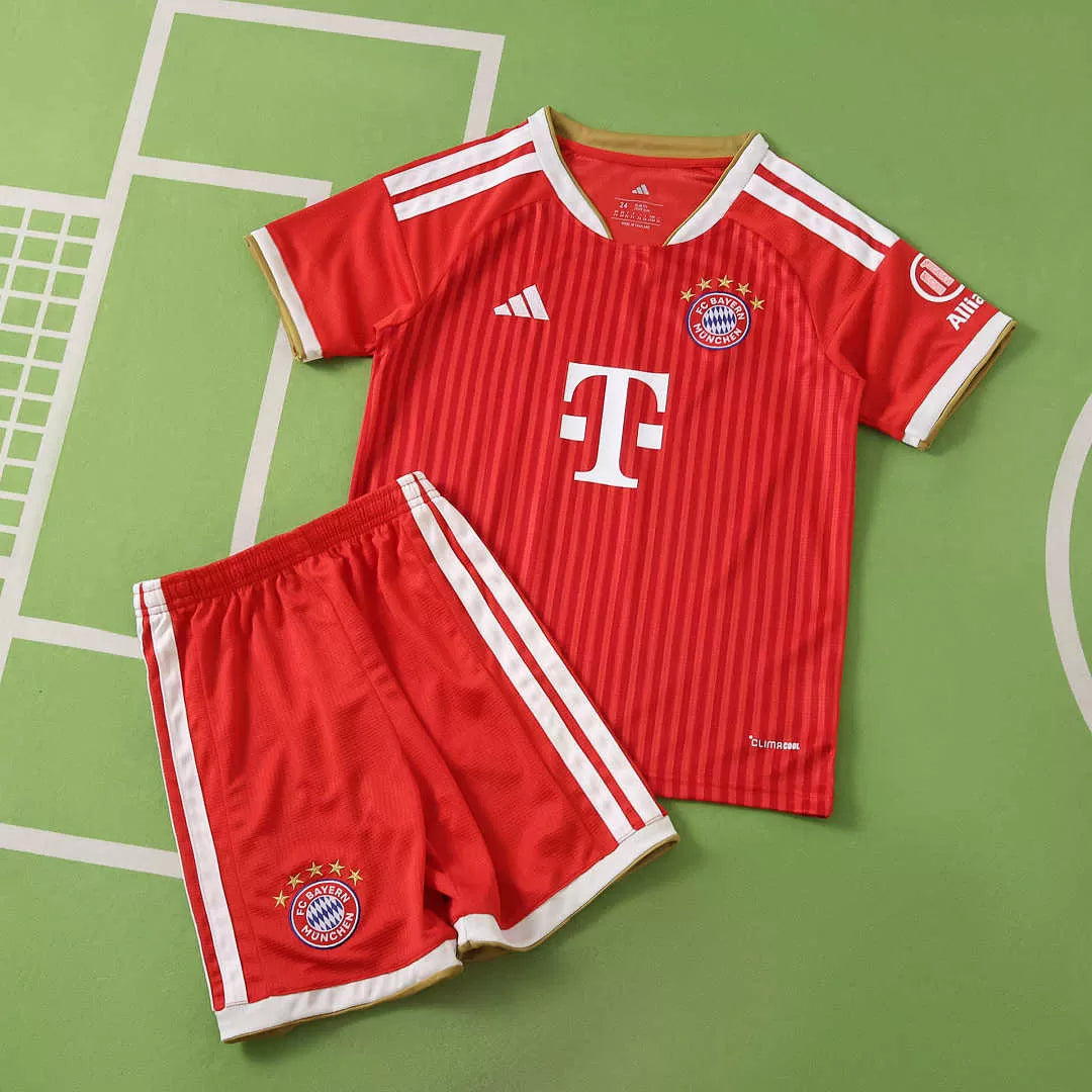 Kit Bayern Munich Home 26/27 Bambino Rosso | Kit da Calcio