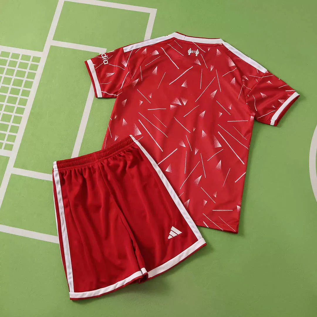 Kit Liverpool Home 26/27 Bambino Rosso | Kit da Calcio