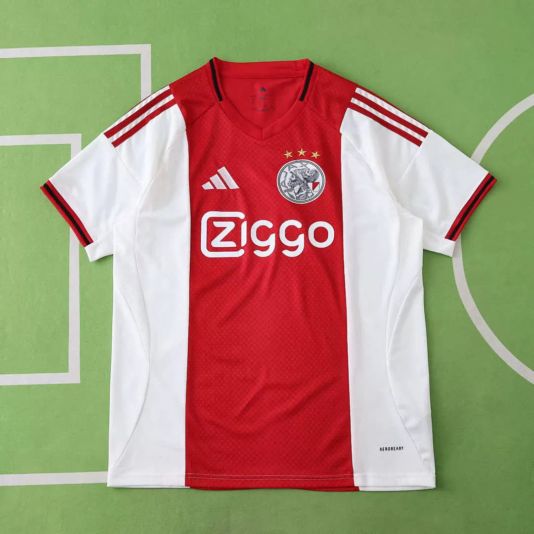 Maglia Ajax Home 25/26 Uomo Rosso e Bianco | Maglia da Calcio