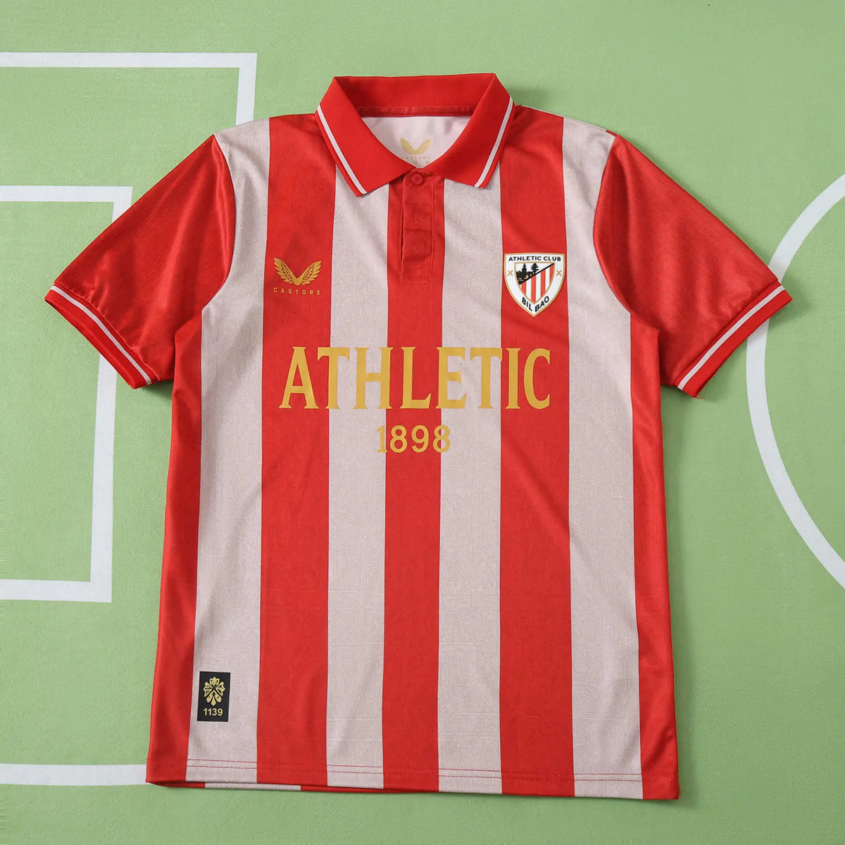 Maglia Athletic Bilbao Street Style 26/27 Uomo Rosso e Bianco | Maglia da Calcio