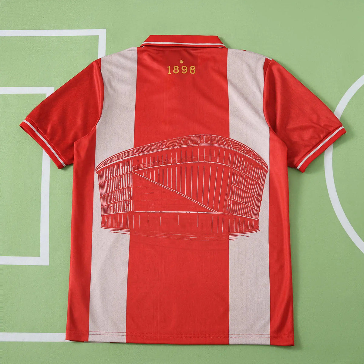 Maglia Athletic Bilbao Street Style 26/27 Uomo Rosso e Bianco | Maglia da Calcio